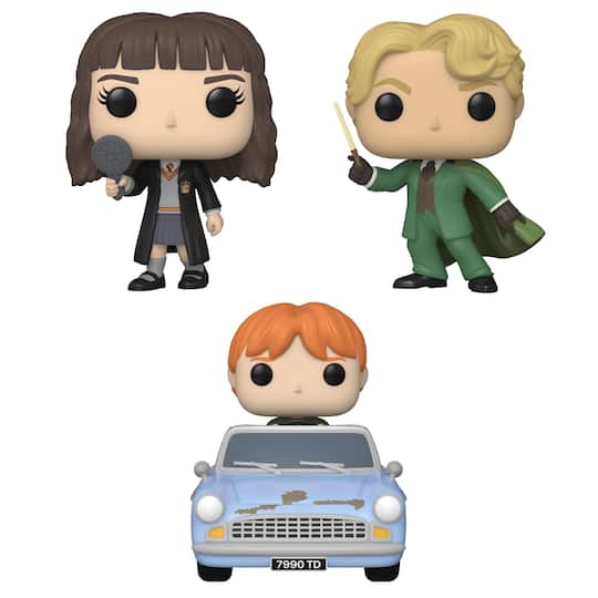Funko POP! Movies: Harry Potter&#x2122; The Chamber of Secrets&#x2122; 20th Anniversary Collectors Set: Hermione&#x2122;, Gilderoy&#x2122; and Ron&#x2122;